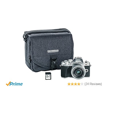 Olympus OM-D E-M10 Mark III camera kit with 14-42mm EZ lens (silver