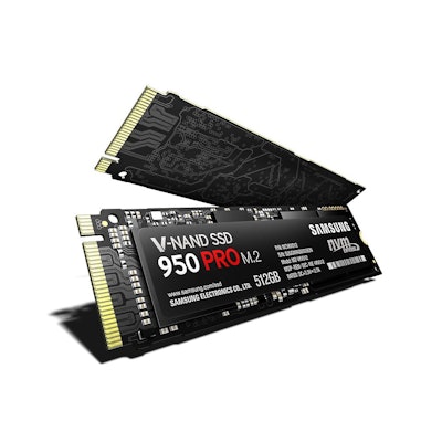 Samsung 950 Pro 512GB (M.2 SSD 2.2GB Read \ 1.4GB Write).
