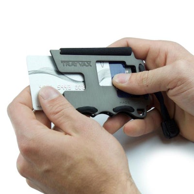  $29.99 Trayvax® RFID Resistant Metal Wallet Gunmetal Grey – Trayvax Enterpris