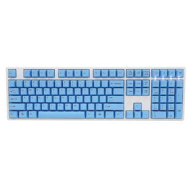 Ducky One Blue on White Dye Sub PBT Mechanical Keyboard (Blue Cherry MX)