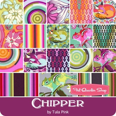 Chipper Fat Quarter Bundle Tula Pink for Free Spirit Fabrics - Chipper - Free Sp