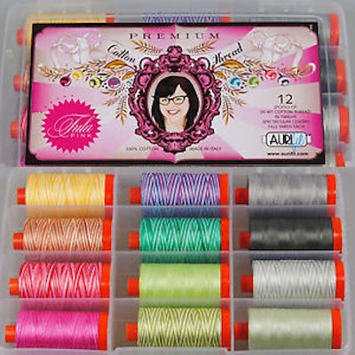  Aurifil Thread Tula Pink Premium Collection Cotton Mako 50 WT 12 Spools | eBay 