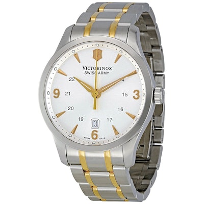 Victorinox Swiss Army Men's 241477 Silver Dial Watch 