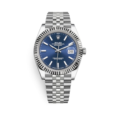 Rolex Datejust 41 Watch: White Rolesor - combination of Oystersteel and 18 ct wh