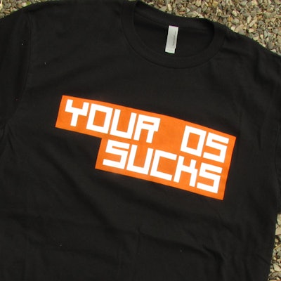 Your OS Sucks | Black T-Shirt — Epic Pants