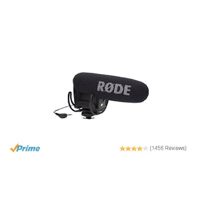 Rode VideoMic Pro R with Rycote Lyre Shockmount