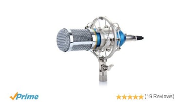 Amazon.com: Floureon BM-800 Condenser Sound Studio Recording Microphone Mic + Sh