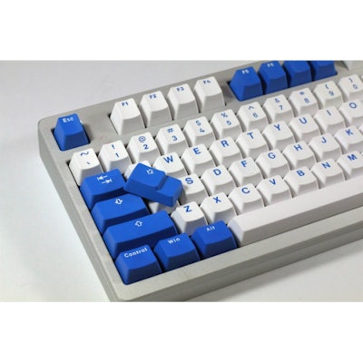 Blue - Bi-Color PBT Double Shot Keycap Set by Vortex