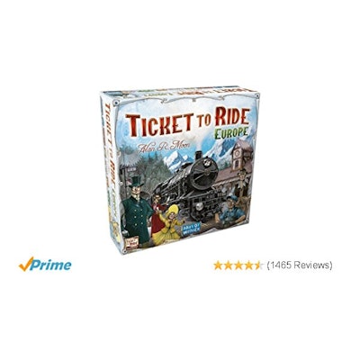 Amazon.com: Ticket To Ride - Europe: Toys & Games