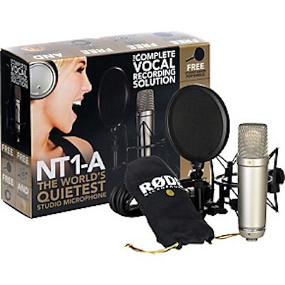 Rode Microphones NT1-A Condenser Mic Bundle