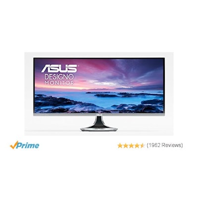 Amazon.com: ASUS Designo Curved MX34VQ 34” UQHD 100Hz DP HDMI Eye Care Monitor: 