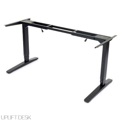 UPLIFT Height Adjustable Standing Desk Frame - 2-Leg Frame