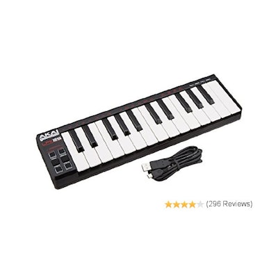 Amazon.com: Akai Professional LPK25 25-Key Ultra-Portable USB MIDI Keyboard Cont