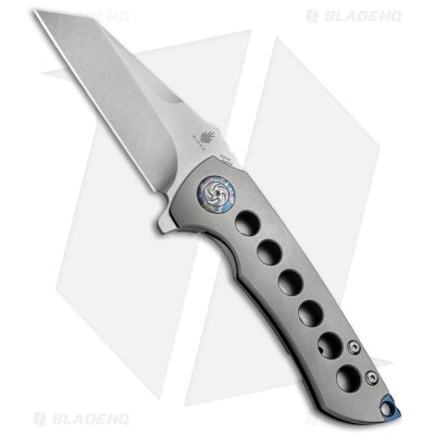 Kizer CK Critical Flipper Frame Lock Knife (3.6" Stonewash) Ki4508 - Blade HQ