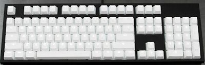 Vortex White Backlit Thick PBT 108-Keyset  - GeekKeys