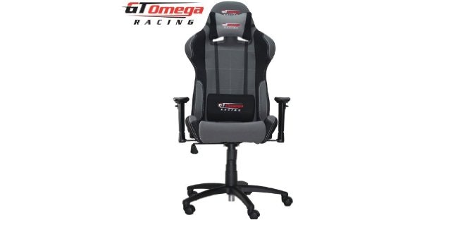 Gt omega pro racing office chair 2024 black next red leather