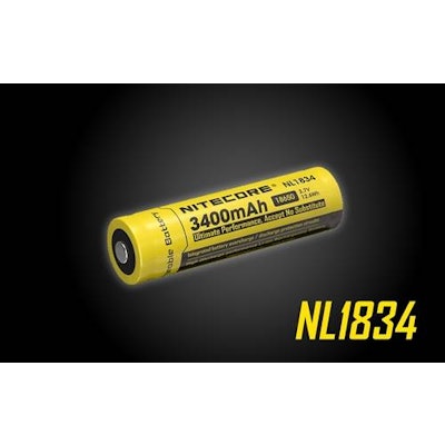 Nitecore NL1834 3400mAh 18650 Rechargeable Battery