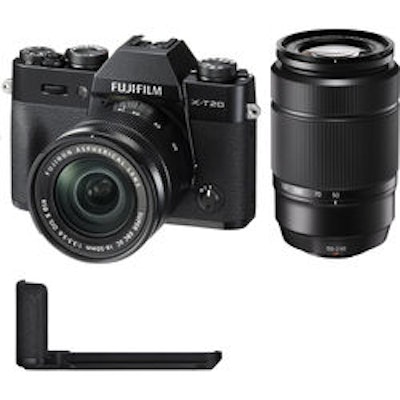 Fujifilm X-T20 Mirrorless Digital Camera with 16-50mm and B&H