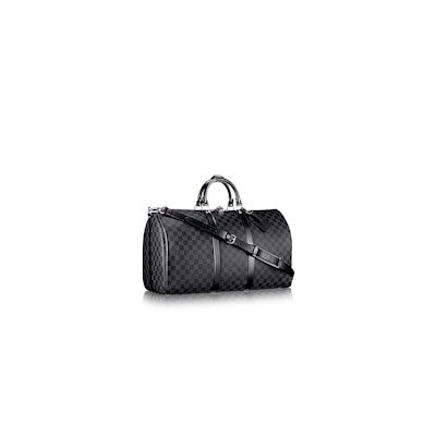 Keepall Bandouliere 55 Damier Graphite Canvas - TRAVEL & LUGGAGE | LOUIS VUITTON