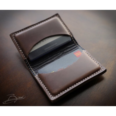 Handmade Horween Horse Leather Wallet by BjornLeather