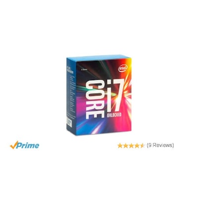 Intel Core i7-6800K (6-Core, 12 Thread) (15M Cache, up to 3.60 GHz)