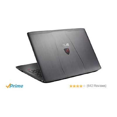 Amazon.com: ASUS ROG GL552VW-DH74 15-Inch Gaming Laptop, Discrete GPU GeForce GT