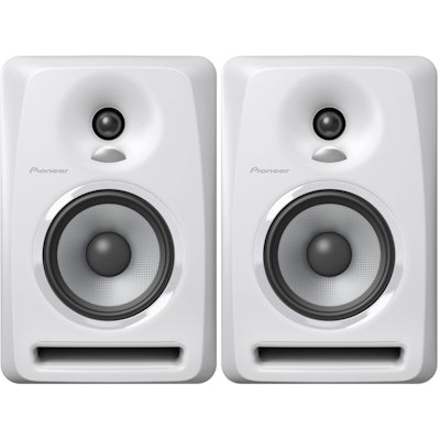 Pioneer SDJ50X 5" Active Studio Monitors in White(Pair) | Active DJ Monitors - S