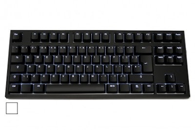 WASD Keyboards CODE 88-Key UK Mechanical Keyboard - Cherry MX Clear - CODE Keybo
