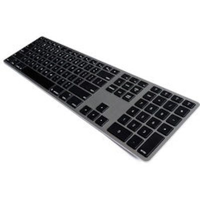 Matias Wireless Aluminum Keyboard (Space Gray) FK418BTB B&H
