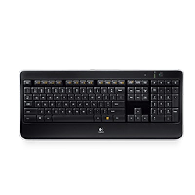 Logitech - Wireless Illuminated Keyboard K800