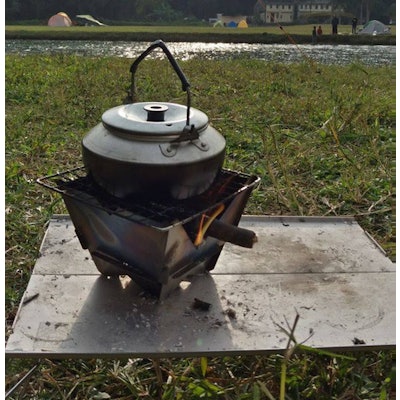 Wood Stove & Grill -- No.5V | outdoorcookingstore