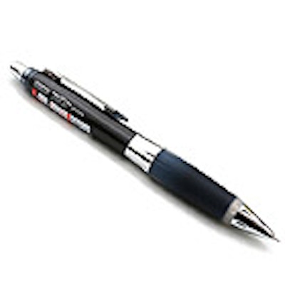 Uni Alpha Gel HD Shaka Shaker Mechanical Pencil - 0.5 mm - Black Body - Black Gr