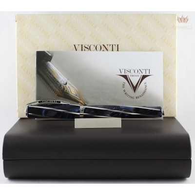 Visconti pens Divina Elegance oversize blue fountain pen