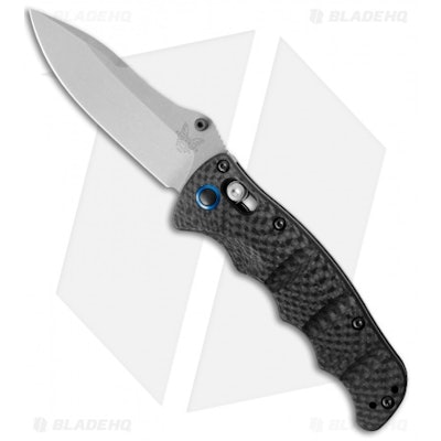 Benchmade Nakamura AXIS Lock Knife Carbon Fiber (3.08" Stonewash) 484-1