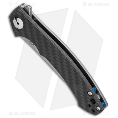 Zero Tolerance 0450CFZDP Flipper Knife Carbon Fiber (3.25" Satin/SW) ZT - Blade 