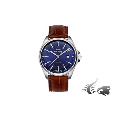 Glycine Combat 6 Automatic Watch, GL 224, Blue, 3890.18-LBK7H - Iguana Sell UK