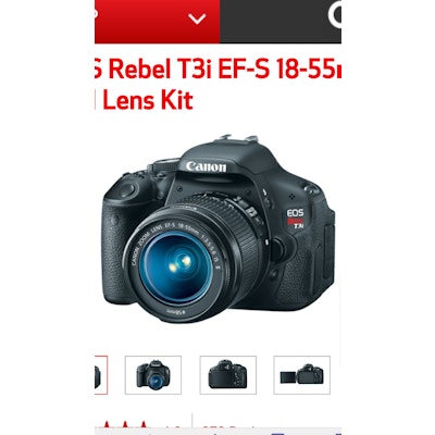 Canon EOS Rebel T3i EF-S 18-55mm IS II Lens Kit | Canon Online Store
