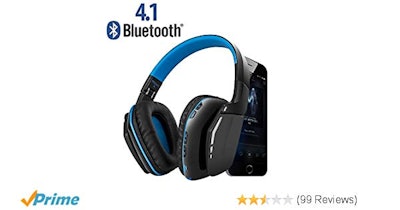 Amazon.com: Wireless Gaming Headset, Weton V4.1 Bluetooth Overhead Headphones wi