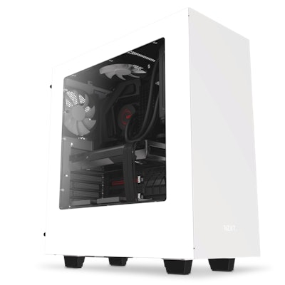 S340 Compact ATX Mid Tower Case White | NZXT