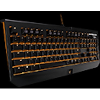 Razer BlackWidow Chroma Mechanical RGB Keyboard - Razer orange switche