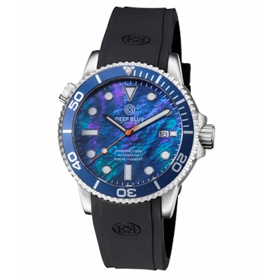 MASTER 1000 AUTOMATIC DIVER BLUE BEZEL -BLUE MOTHER OF PEARL  DIAL - MASTER 1000