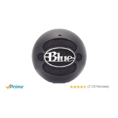 Blue Microphones Snowball USB Microphone (Gloss Black)