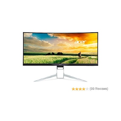 Amazon.com: Acer Curved 34-inch UltraWide QHD (3440 x 1440) Display with 21:9 As
