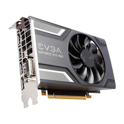 EVGA GeForce GTX 1060 SC GAMING, ACX 2.0 (Single Fan), 06G-P4-6163-KR, 6GB GDDR5