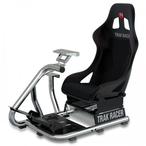 Trak racer rs6 black premium gaming racing discount simulator race sim seat cockpit