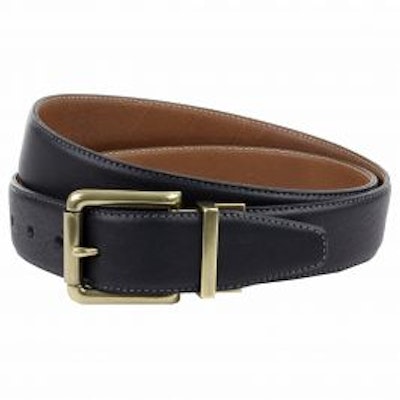 Gunthorpe Casual Men's Reversible Leather Belt - UK made