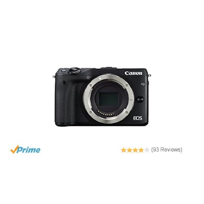 Canon EOS M3 Mirrorless Camera Body