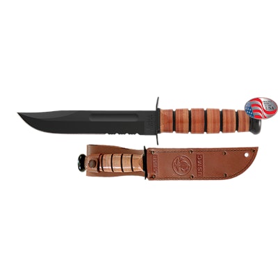 KA-BAR Knives Full Size USMC KA-BAR, Serrated
