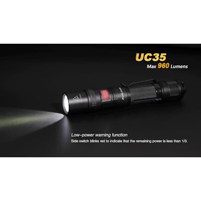 Fenix UC35 rechargeable flashlight