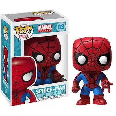 Funko Marvel Pop! Spider-Man Vinyl Bobble Head Figure - Walmart.com
